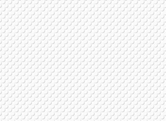 白い背景に立体的な丸いドット模様の背景素材