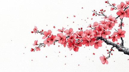 Cherry Blossoms in Full Bloom