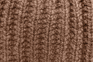 Knitted surface in trending color of year 2025.