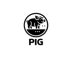 Pig logo design
