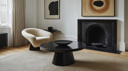 Modern Living Room with Elegant Furniture and Minimalist Design