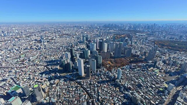東京都心 空撮映像