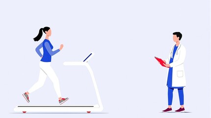 Cardiac Stress Test & Fitness Assessment – Medical Treadmill Evaluation