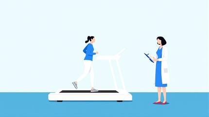 Cardiac Stress Test & Fitness Assessment – Medical Treadmill Evaluation