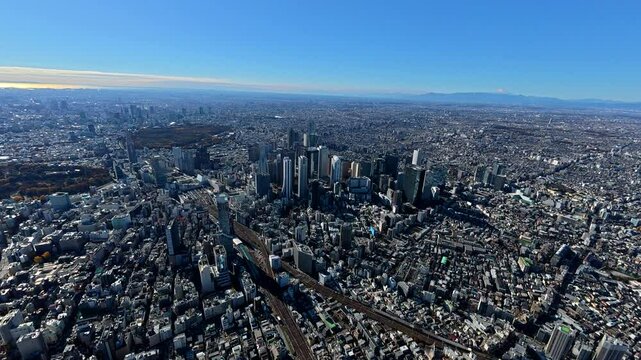 名称未設定ドローン　ヘリコプター　 空撮　新宿　都庁
