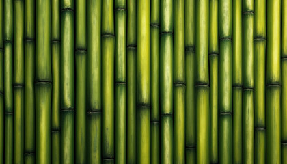 Obraz premium Bamboo texture, realistic patterns, natural colors, soft lighting, high resolution, copy space