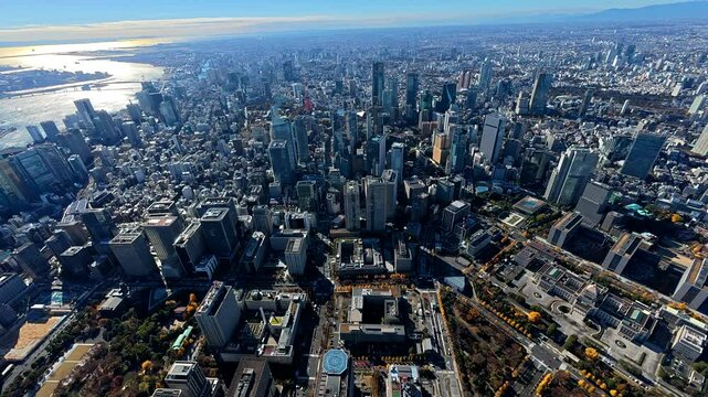 ドローン　 ヘリコプター　 空撮 　東京
