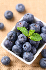 Blueberries in bowl, Healthy fruit, Food ingredient