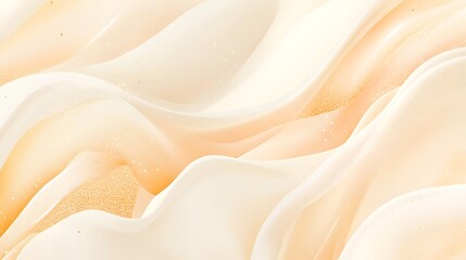 Obraz premium Abstract Cream and Gold Swirling Texture