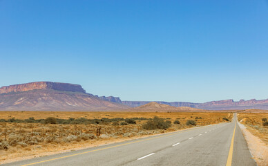 Arid landscape in the Namaqualand region of South Africa