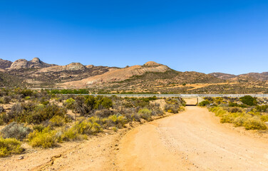 Arid landscape in the Namaqualand region of South Africa
