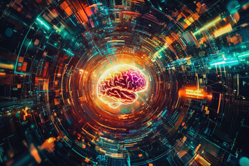 Obraz premium Unlocking the power of the human mind through innovative technology.