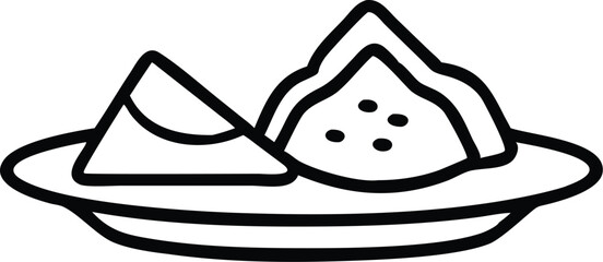 Minimalist icon, winter jacket, hooded coat, simple black and white illustration, outline drawing, zipper detail, sporty outerwear, fashion sketch, clean lines, stylized clothing design, vector graphi