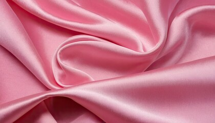 Obraz premium A close up of a pink satin fabric with a pink satin fabric 9