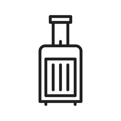 Luggage icon vector image. Suitable for mobile apps, web apps and print media.