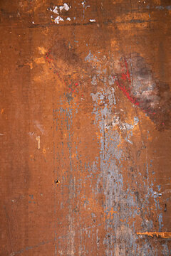 Close up of textured and weather wall surface