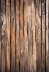 Obraz premium 縦長の木の壁