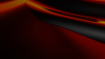 dark red orange abstract wave background. multicolored rough surface with different waves and curves. 3d render illustration