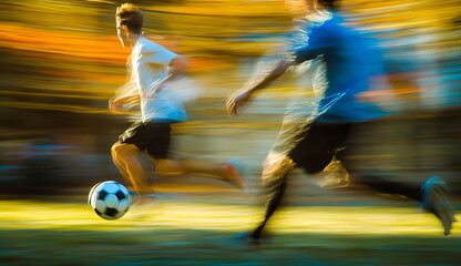 Dynamic Soccer Players in Intense Competition