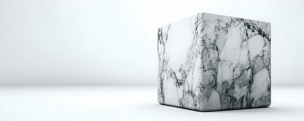 White marble cube studio backdrop (1)