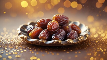 Ramadan poster of handful of dates ,Ramadan template 2025,header or banner of Ramadan Karim,Ramadan Mubarak wallpaper,background of Ramadan mubarak,Ramadan poster 2025,soulful emerald green