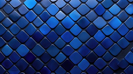 Fototapeta premium Blue diamond texture pattern background design