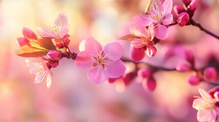 Obraz premium Fresh Spring Holiday Background with Subtle Blur