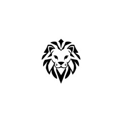 Majestic Lion Head: A Regal Vector Graphic Design. Perfect for logos, branding, and nature-inspired projects. This striking image captures the power and beauty of the African lion.