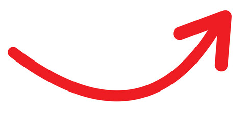 Curve arrows set. Curved arrows. Arrow sign. Curved arrow pointing all side. Black, Yellow, Blue and Red arrow Design.
