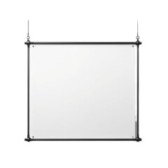 Empty white board isolated white background,blank white board isolated on white ,Projection screen,