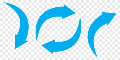 Curve arrow icon isolated. Horizontal dual long straight , right and left side arrow signs. Arrow indicated the direction symbol. Curved and straight arrow icon vector.