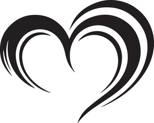 Simple and unique heart vector illustration special for valentines day