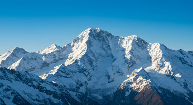 landscape with snow - Powered by Adobe
