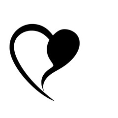 Abstract Heart: A Symbol of Love, Passion, and Romance.  A visually striking piece exploring themes of connection and unity.