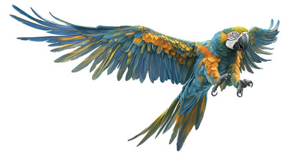 blue winged macaw