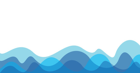 blue abstract wave background