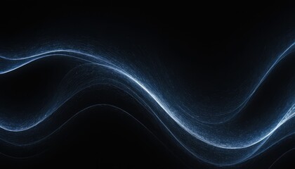 Blue Luminescence Abstract Dot Particle Design on Dark Background
7