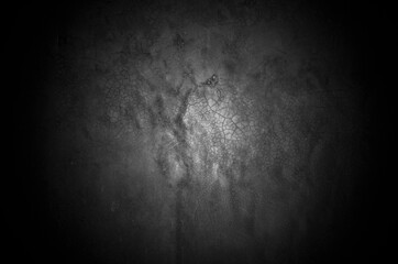 Old wall texture cement dark black gray background abstract grey color design are light with white gradient background.