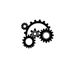 Interlocking Gears: A Mechanical Marvel.  This image showcases the intricate design and precision of interconnected gears, symbolizing teamwork, efficiency, and the power of technology.