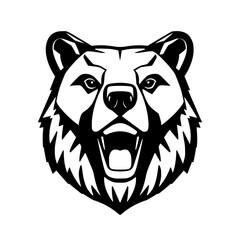Majestic Grizzly Bear Head: A Powerful Symbol of Untamed Nature