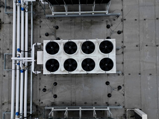 industrial chiller designed to cool water in closed circuit. coolant for water cooling. maintains...