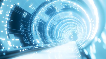 Obraz premium 20. A futuristic electric circuit board with embedded components, cleanly displayed against a white background