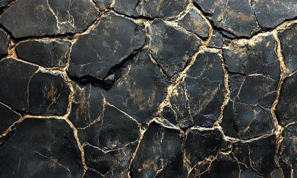 Dark stone wall texture background, cracked surface, design element