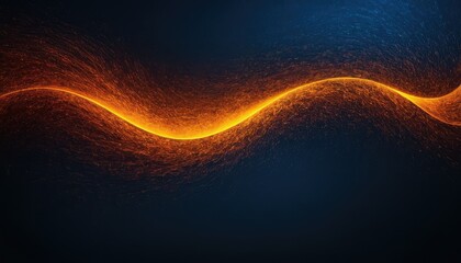 Abstract wave particle futuristic technology background
8