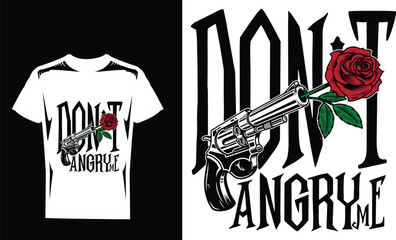  Motivation typography Veteran T-shirt Design. do angry my.