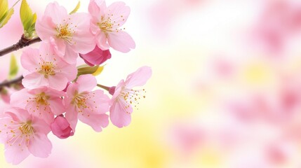 Delicate Pink Cherry Blossoms
