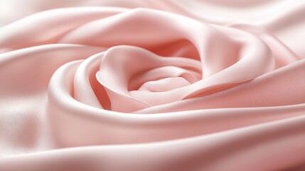 Obraz premium Soft Pink Gradient Fabric with Delicate Transitioning Rose Tones for Calming Atmosphere