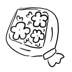 hand drawn sketch bouquet