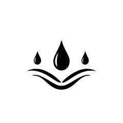 Fototapeta premium Water Drop Icon: Nature, Purity, and Hydration Symbol. A simple, minimalist design representing clean water, environmental conservation, and wellness.