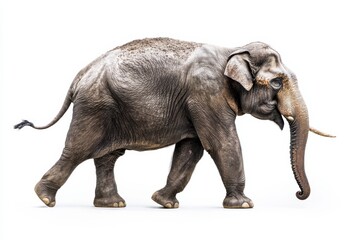 Fototapeta premium Majestic Asian Elephant in Motion